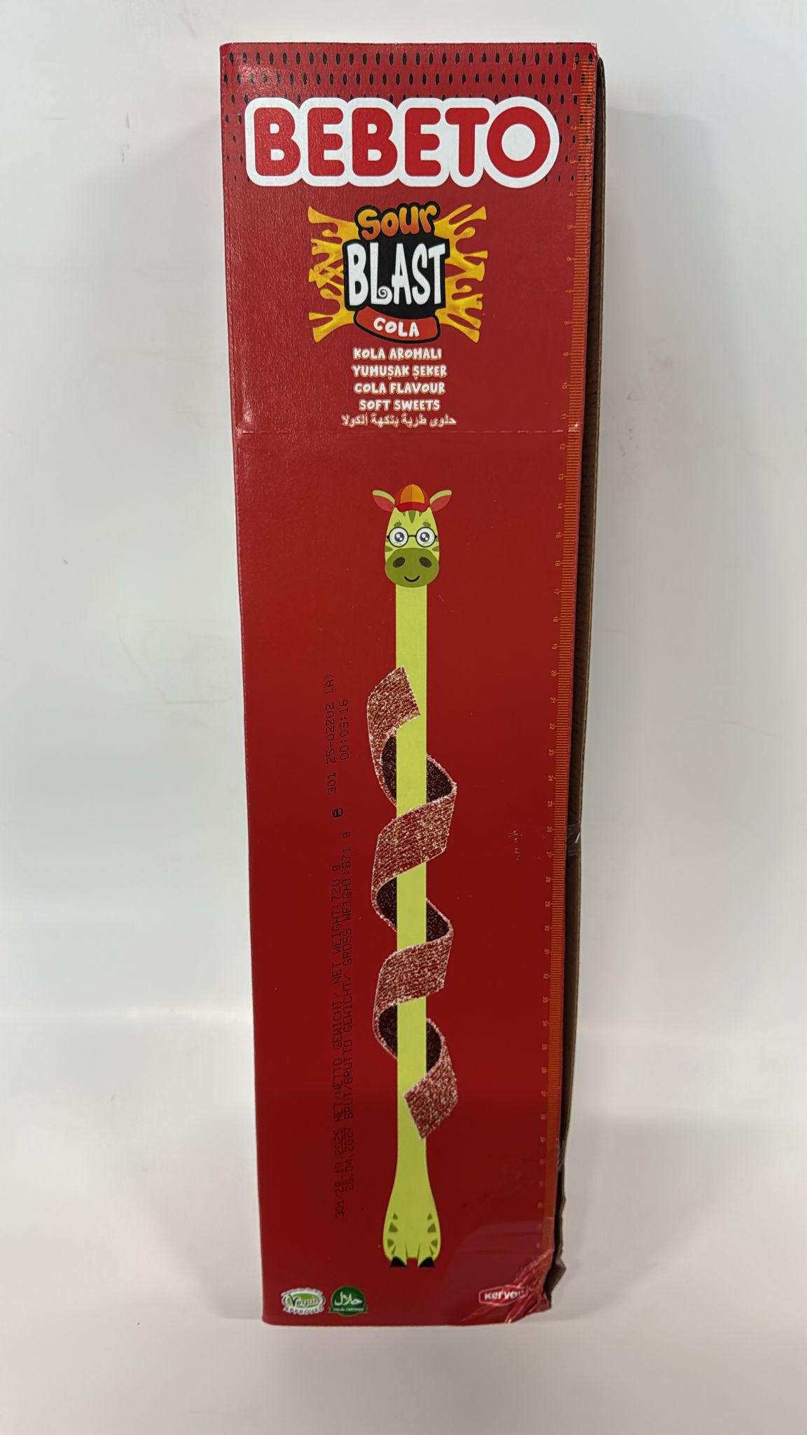 Bebeto Metre Şeker Kola 15 gr 6X48 ad